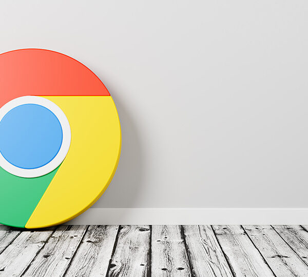 Das Bild zeigt das Google Chrome-Logo.