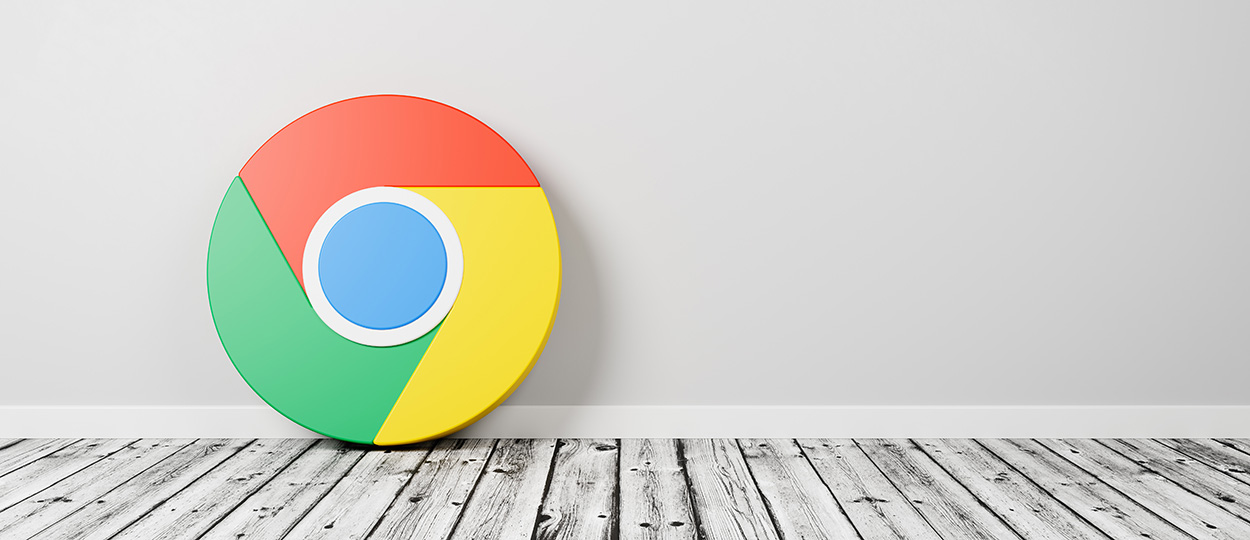 Das Bild zeigt das Google Chrome-Logo.